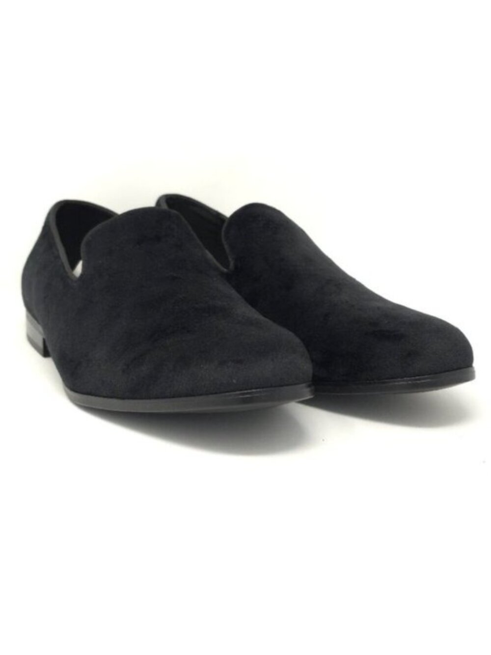 New Alfani Black Suede Slip-On Loafers Men’s 10.5M - Picture 2 of 7